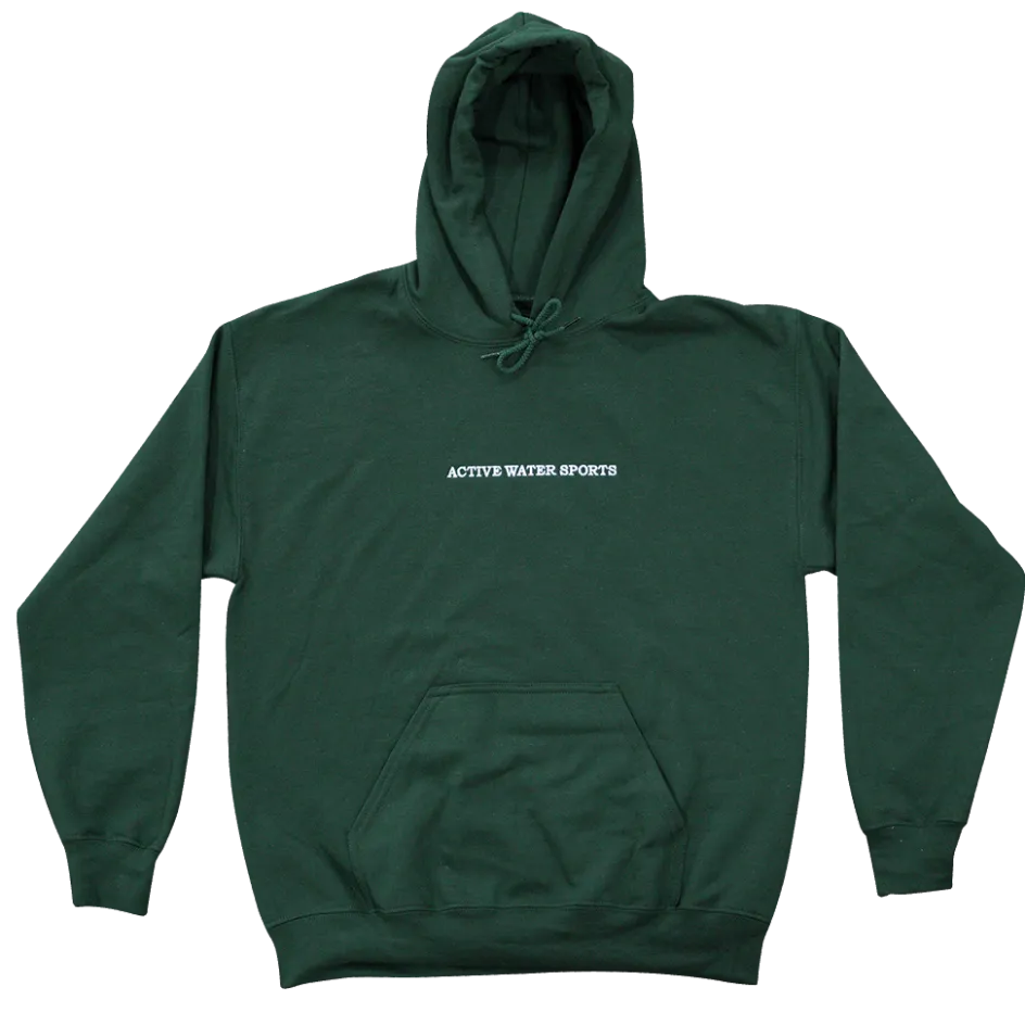 ActiveWake Clothing<AW Ebroidered Hoodie – Green