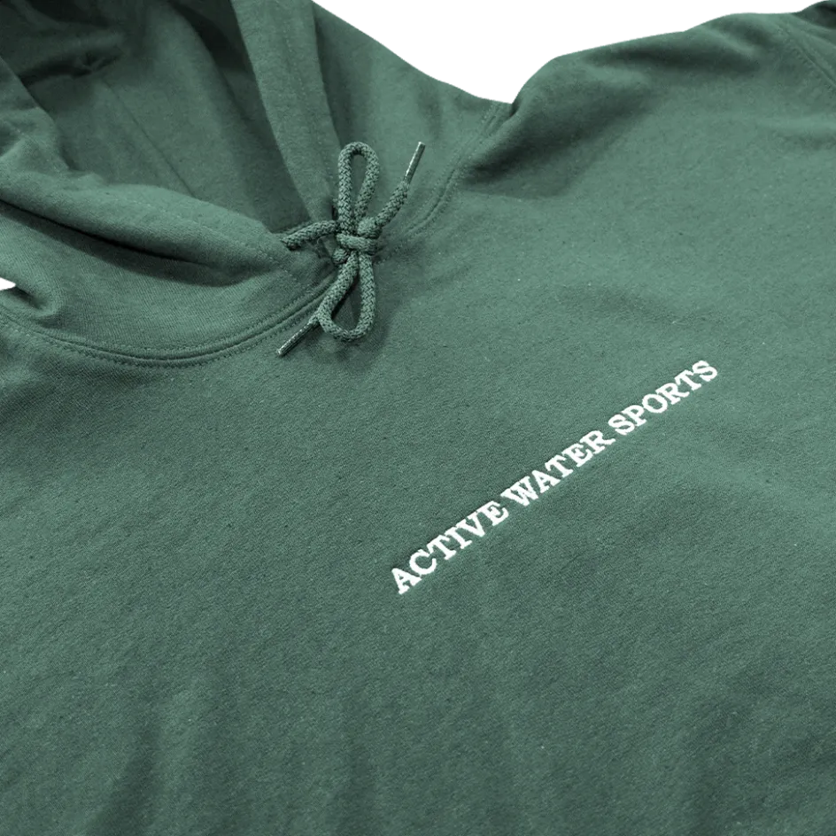 ActiveWake Clothing<AW Ebroidered Hoodie – Green