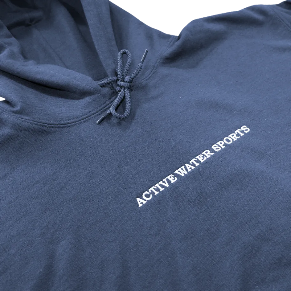 ActiveWake Clothing<AW Ebroidered Hoodie – Navy