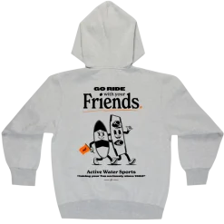 ActiveWake Clothing<AW Friend Gidan Hoodie - Grey