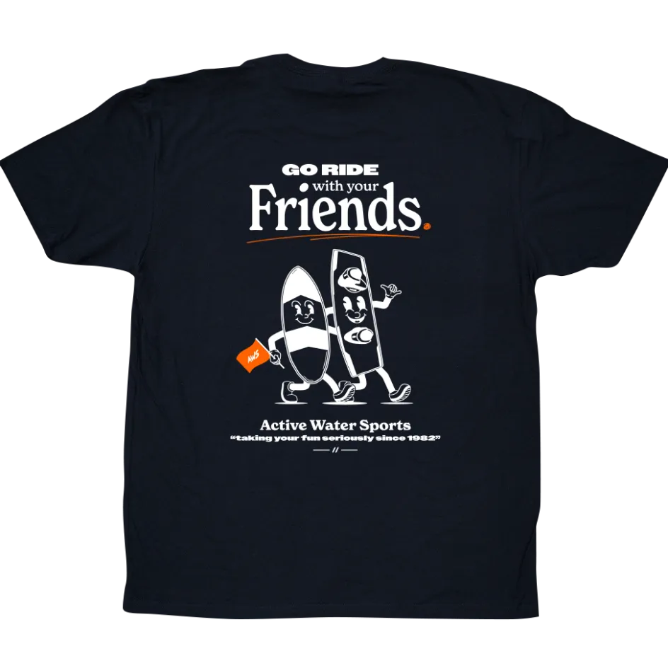 ActiveWake Clothing<AW Friend T-hirt - Back