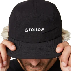 Follow Wake Clothing<Follow Brand Tech Cap - Black