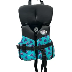 Follow Wake Kid's CGA Life Jackets<Follow Grommy Infant CGA Jacket - Black/Teal (0 - 30 LBS)
