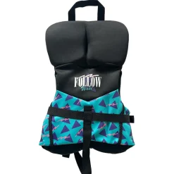 Follow Wake Kid's CGA Life Jackets<Follow Grommy Infant CGA Jacket - Black/Teal (0 - 30 LBS)