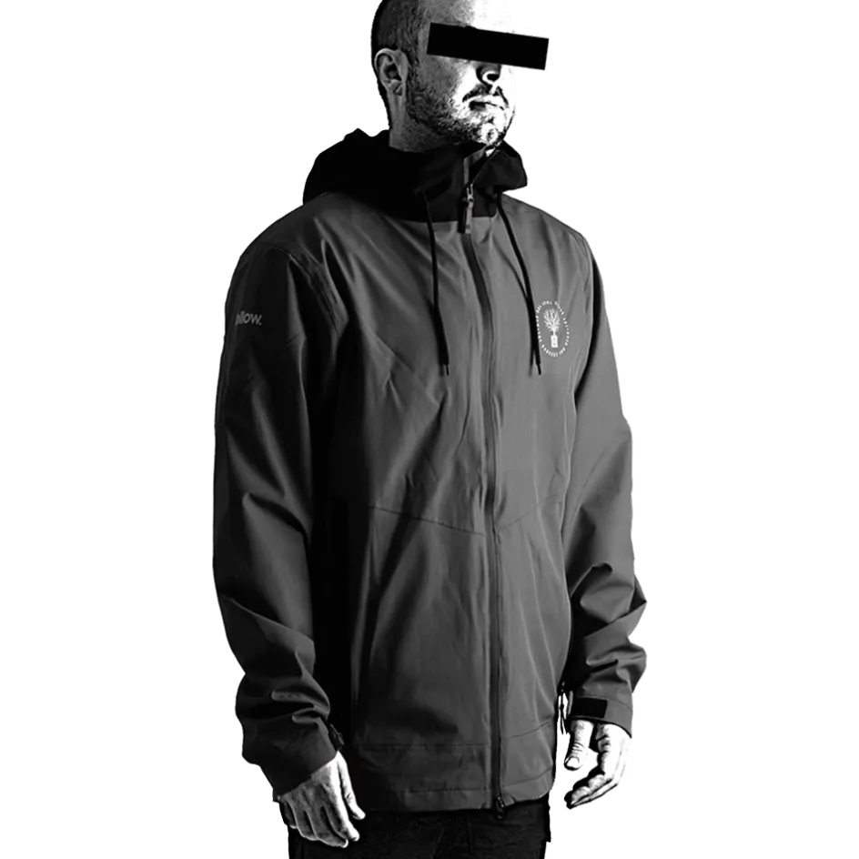 Follow Wake Clothing<2021 Foow ayer 3.1 Outer pray Tweker - Charcoa