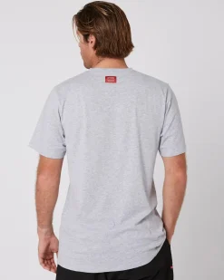 Follow Wake Clothing<Foow ogo Tee - Heather Grey