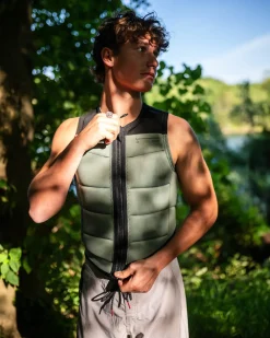 Follow Wake Comp Vests<Foow ection en' Ipact Vet - Back/Petina