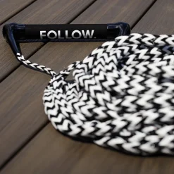 Follow Wake Wakesurf Ropes<Follow Surf Package - Black/White