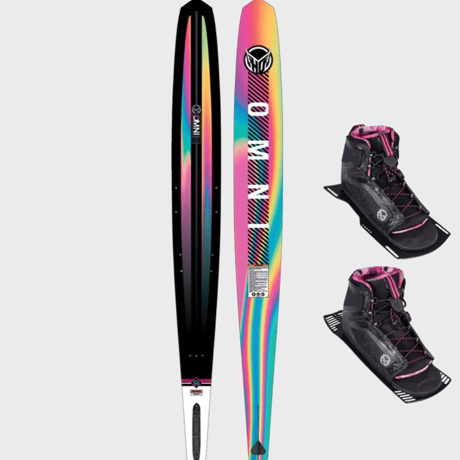 HO Sports Slalom Waterski Packages<HO Women's Omni Waterski w/ Double Stance 110 Boots