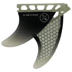 Hyperlite Wakesurf Fins<3.5 Flux Fin Set - Twin