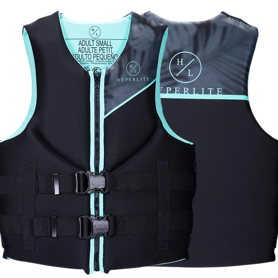 Hyperlite CGA Life Jackets<Indy Woen' CGA ife Vet - Back/Aqua