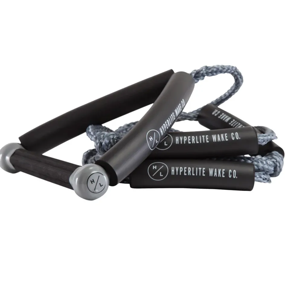 Hyperlite Wakesurf Ropes<25' Surf Rope W/ Grey Handle