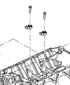 Indmar Engine Parts<BOLT KNOCK SENSOR FORD 6.2 - 595600