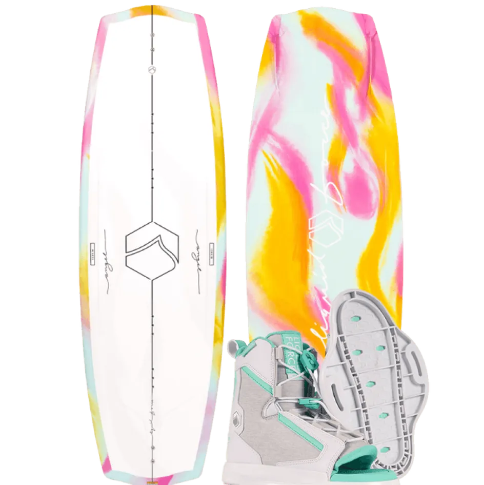 Liquid Force Wakeboard Packages<2025 Angel Wakeboard | Plush 6R Bindings