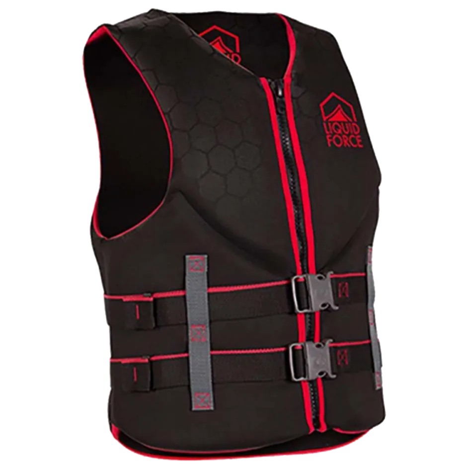 Liquid Force CGA Life Jackets<Hinge Caic CGA Vet - Back/Red
