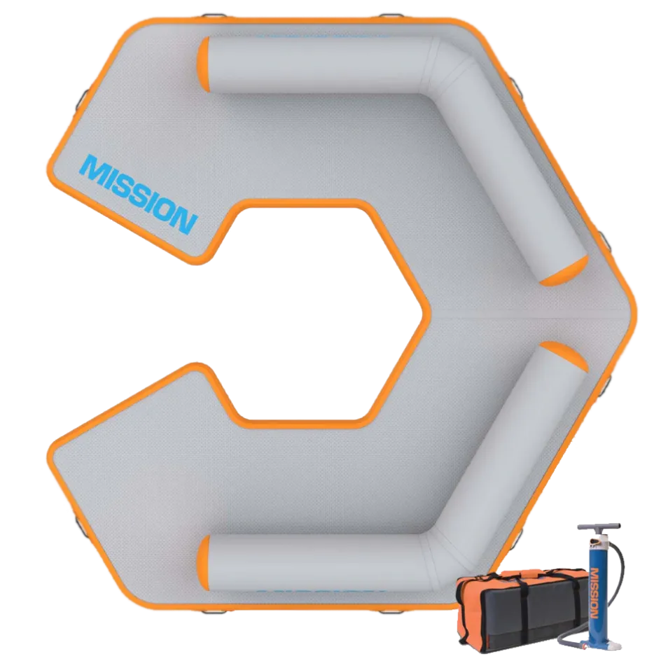 MISSION Inflatable Water Mats<Reef Hex 82 Mat (11.5' X 11.5')