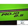 Moomba Decals + Emblems<Mojo 2.5 Black Chrome Transom Decal (114191)