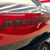 Moomba Decals + Emblems<Pro Black & Gun Metal Chromax (Hull Decal)