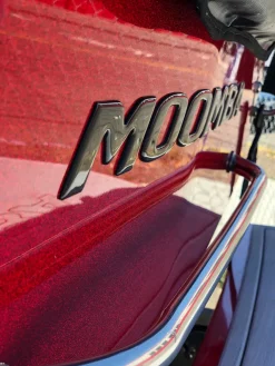 Moomba Decals + Emblems<Transom Decal, Black Chrome (114193)
