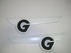 Nautique Decals + Emblems<DECAL CHROMAX "G" DESIGNATOR WHITE PORT & STARBOARD - 170282