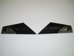 Nautique Decals + Emblems<DECAL NSS CHROMAX SET BLACK 8.13 X 2.99 - 170130