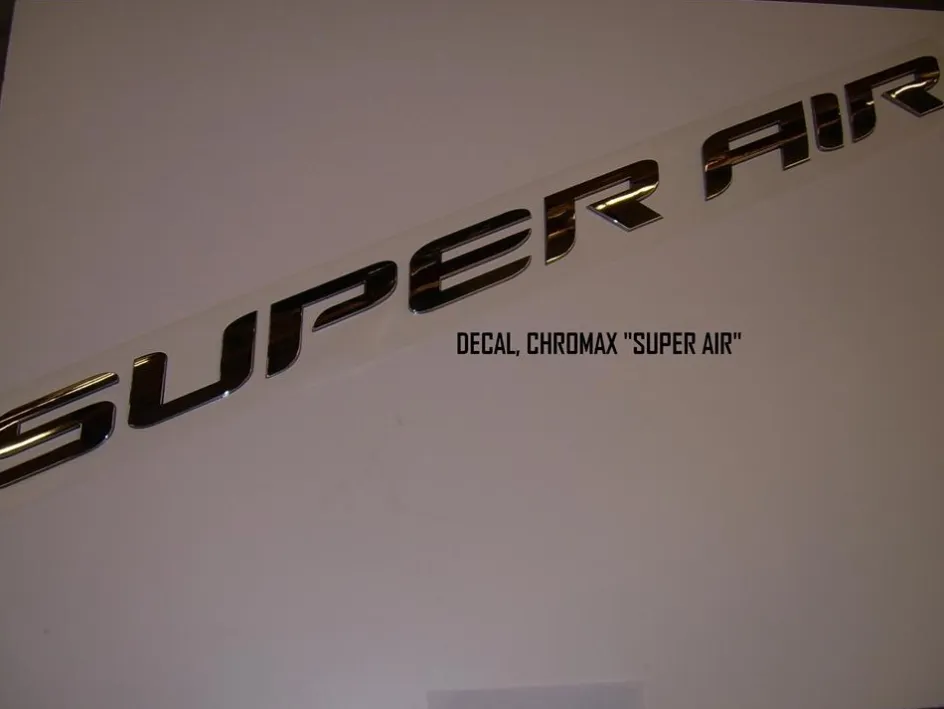 Nautique Decals + Emblems<"Super Air " Chromax Hull Decal '09-'13