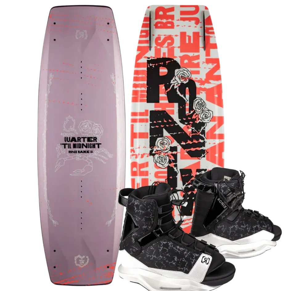 Ronix Wakeboard Packages<Quarter 'Til Midnight Wakeboard | Halo Bindings 2026