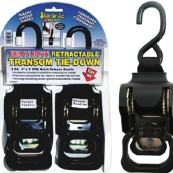 Star Brite Trailer Parts<Starbrite 2" Heavy Duty Retractable Tie Downs (2 Per Pack)