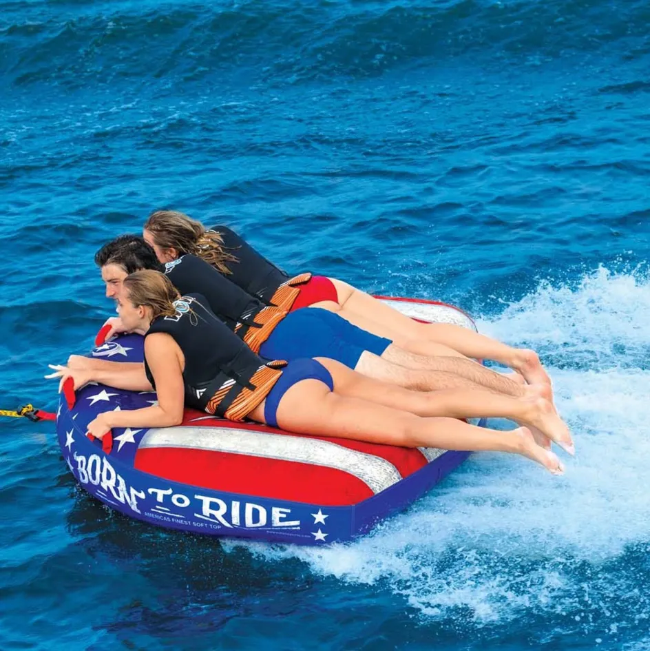 WOW Tubes<Born to Ride 3 Person Tube